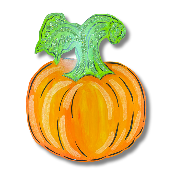 Classic Pumpkin Door Hanger