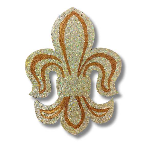 Gold Fleur-de-lis Saints Door Hanger