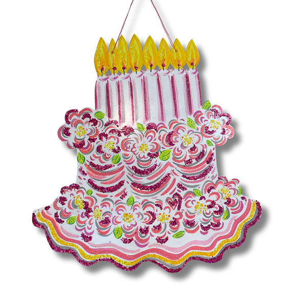 Birthday Cake Door Hanger