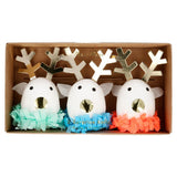 Festive Reindeer Surprise Balls- Set of 3