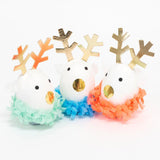 Festive Reindeer Surprise Balls- Set of 3