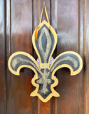 Double Sided St. Patrick's Day/ Saints Fleur de Lis Door Hanger